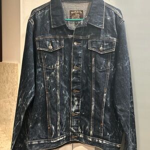 Run & Fly Blue Denim Jacket Made In UK Size L